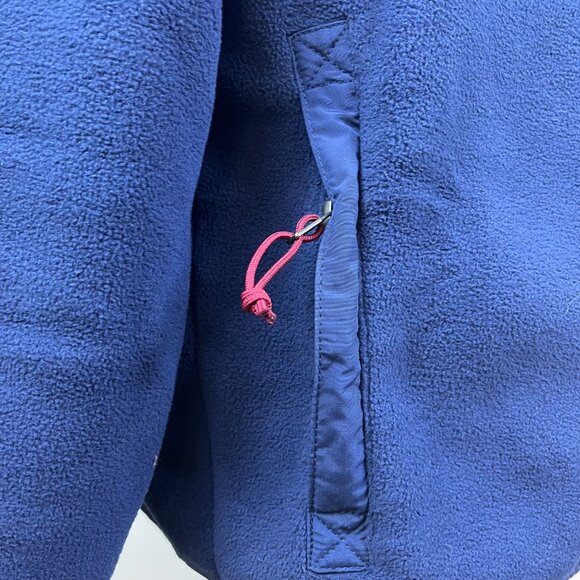 Patagonia Mens Navy Blue Fleece Full-Zip Jacket Polartec Trim-Fit Sz L - Picture 7 of 10